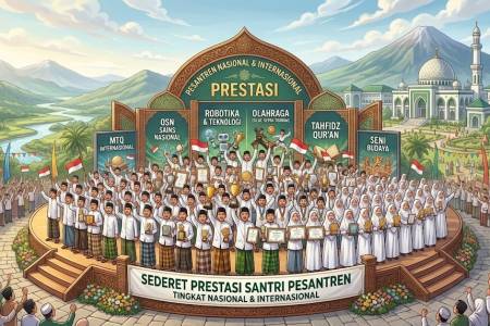 Bangga! Sederet Prestasi Santri Pesantren di Tingkat Nasional dan Internasional