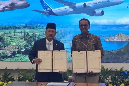 RI dan Airbus Tanda Tangani Kesepakatan