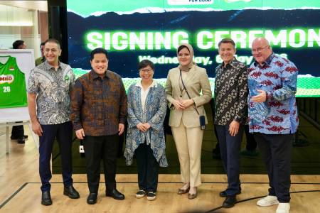  FIBA dan MILO  Jalin Kerja Sama untuk Pengembangan Basket, Ini Kata Menpora Erick!