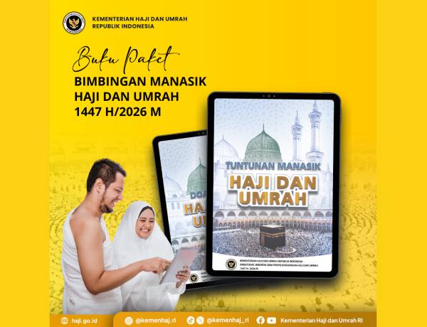 Kemenhaj Rilis Buku Manasik Haji 2026, Lebih Ramah Lansia dan Bisa Download Gratis