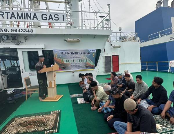 Rayakan Idulfitri di Laut Demi Jaga Pasokan Energi Nasional Tetap Aman