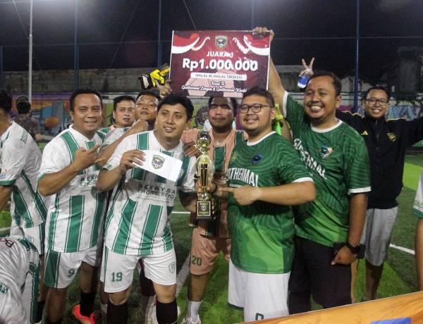 Geothermal Soccer Indonesia Rayakan 1 Tahun Anniversary dengan Gelar Trofeo Antar Perusahaan Panas Bumi
