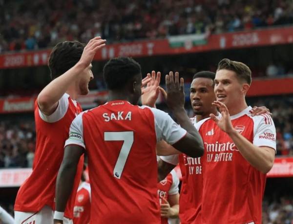 Liga Inggris: Arsenal Gilas Fulham 3-0, Kini Berjarak 6 Poin dar Manchester City